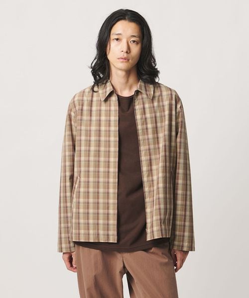 UNITED ARROWS/オータム チェック ジップブルゾン/その他コート / ブルゾン