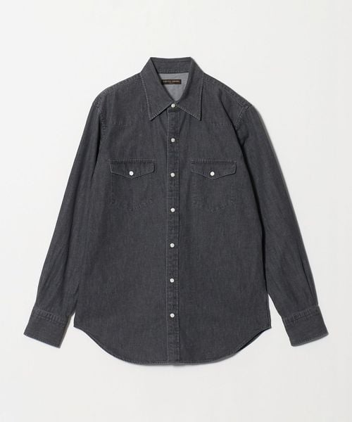 UNITED ARROWS/ブラックデニム ウエスタンシャツ/シャツ / ブラウス