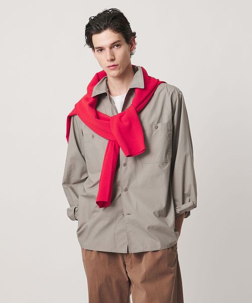 UNITED ARROWS/シオタ ダブルポケット オーバーシャツ「 SLOW &　」/シャツ / ブラウス