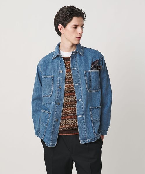 UNITED ARROWS/シオタ ハードウォッシュ スビンデニム カバーオール「 SLOW &　」/カバ―オール