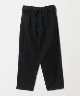COMOLI/＜COMOLI＞ブラックデニム ベルテッドパンツ/デニムパンツ