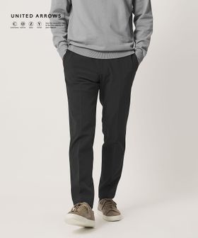 UNITED ARROWS/SPORTEX ノープリーツ テーパードパンツ UA COZY ウォッシャブル ２WAYストレッチ 撥水/セットアップ パンツ