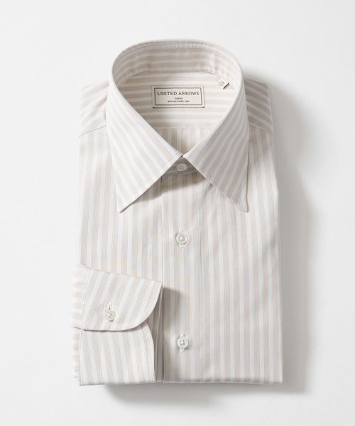 UNITED ARROWS/THOMAS MASON ファンシーストライプ レギュラーカラーシャツ/シャツ / ブラウス