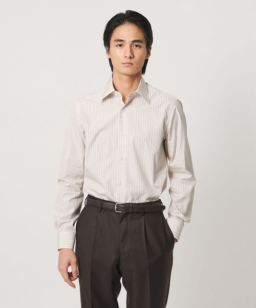 UNITED ARROWS/THOMAS MASON ファンシーストライプ レギュラーカラーシャツ/シャツ / ブラウス