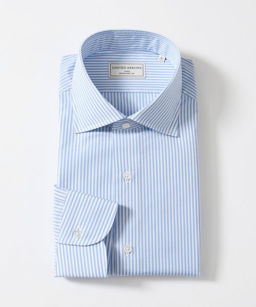 UNITED ARROWS/THOMAS MASON ロンドンストライプ ワイドカラーシャツ/シャツ / ブラウス