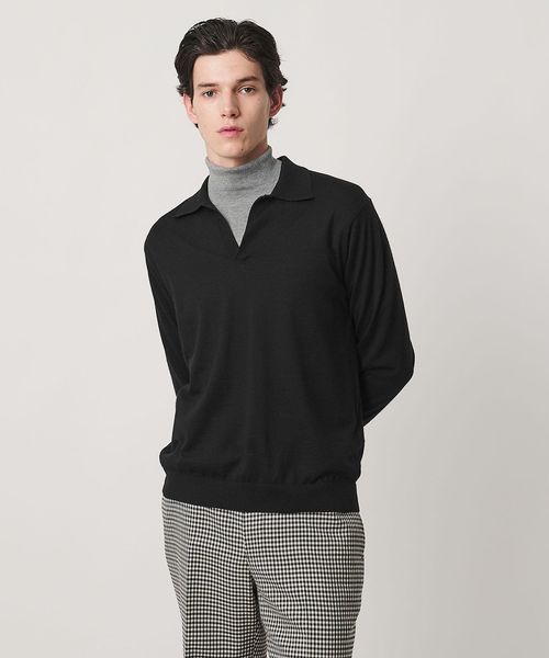 UNITED ARROWS/アルパカ/ウール スキッパー ニット/ニット / セーター