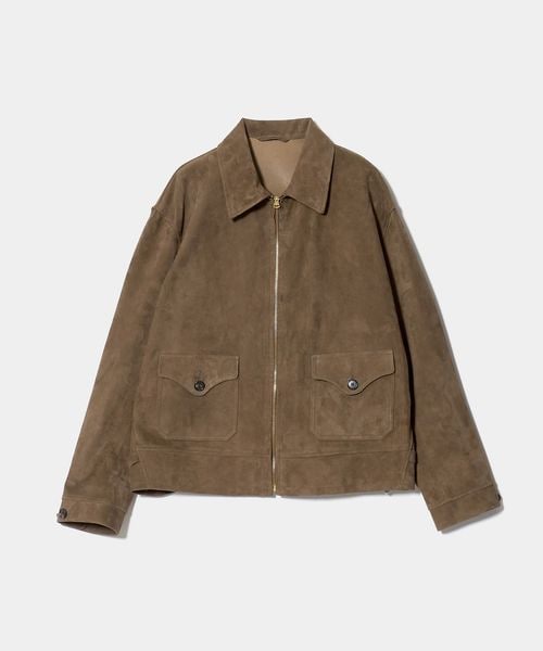 KAPTAIN SUNSHINE/＜KAPTAIN SUNSHINE＞GOAT SUEDE SPORTS JACKET/スエード ジップ ブルゾン/その他コート / ブルゾン
