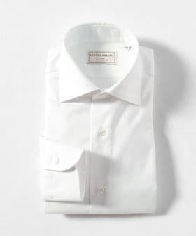 UNITED ARROWS/イージーケア AG ヘリンボーン セミワイドカラーシャツ 抗菌防臭/シャツ / ブラウス