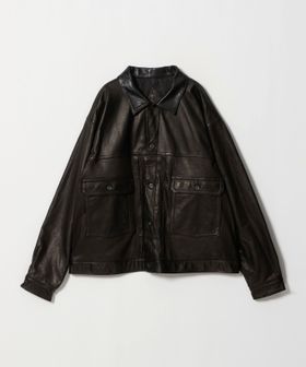 A LEATHER/＜A LEATHER＞TRUCKER JACKET/レザートラッカー ジャケット/その他コート / ブルゾン
