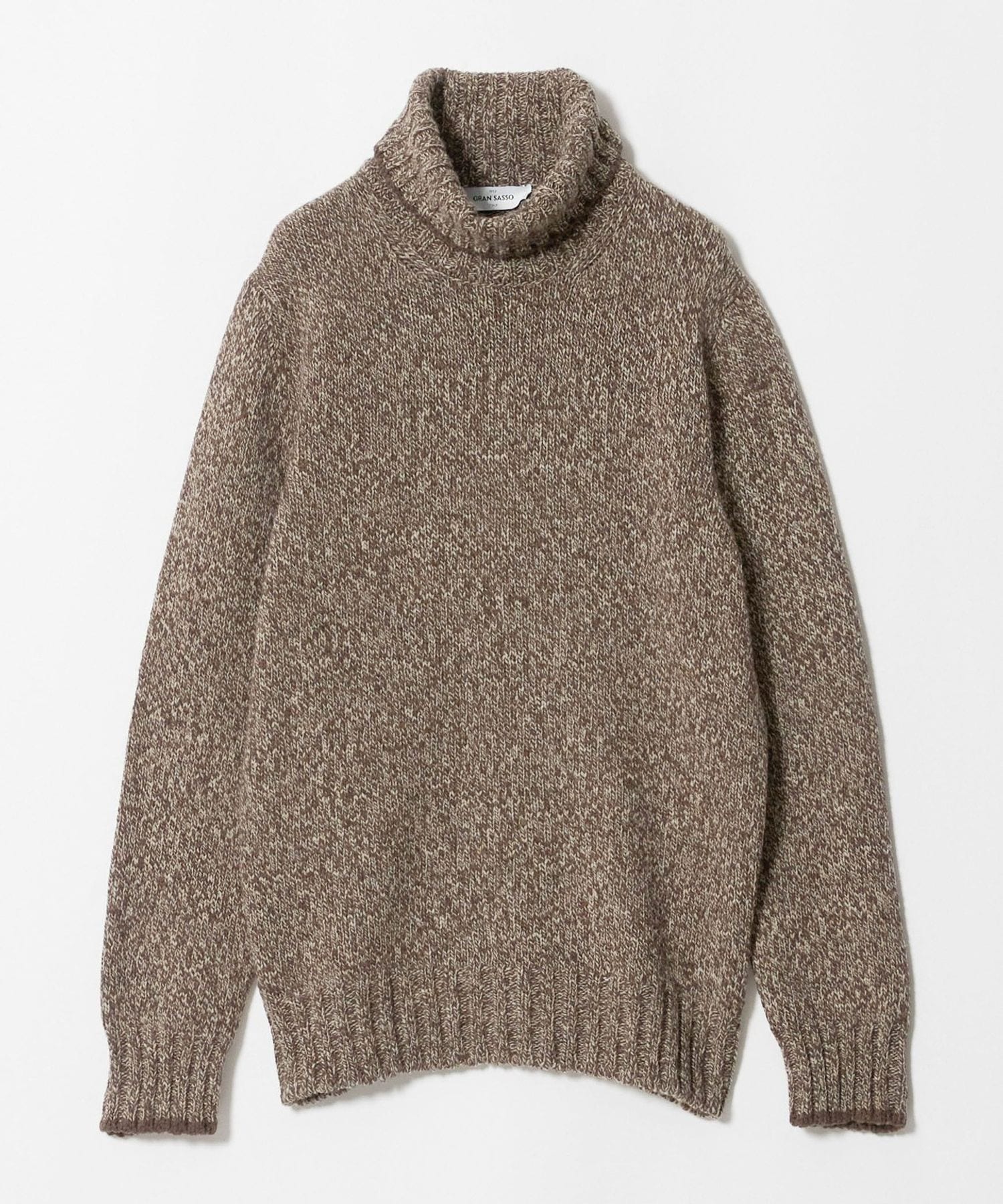 Gran Sasso＞ミックス タートルネック ニット