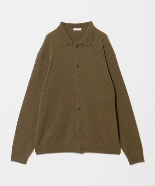 ATON/＜ATON＞MINI BOUCLE CARDIGAN/ポロカーディガン/カーディガン / ボレロ