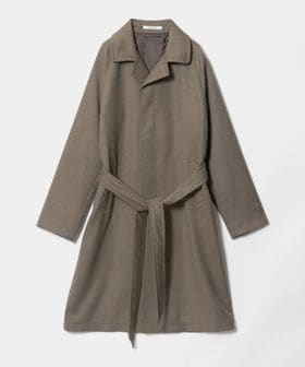 TAGLIATORE/＜TAGLIATORE＞カルゼ ベルテッド バルカラーコート/ステンカラーコート