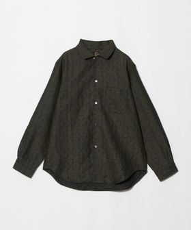 NEEDLES/＜NEEDLES＞Pin―Tuck Collar Shirt/ジオメトリック ジャガード オープンカラーシャツ/シャツ / ブラウス