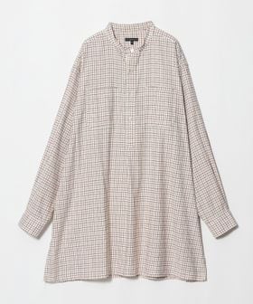 ENGINEERED GARMENTS/＜ENGINEERED GARMENTS＞Banded Collar Long Shirt/タッターソール バンドカラー プルオーバーシャツ/シャツ / ブラウス