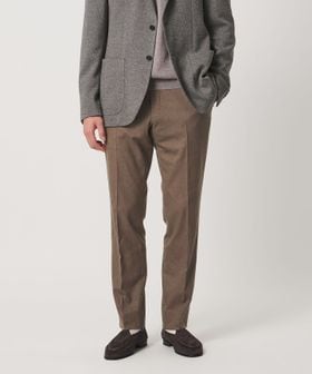 UNITED ARROWS/バーズアイ サイドエクステンド ノープリーツ スラックス COMFORT EASY―MODEL ウォッシャブル ヨコストレッチ/スラックス