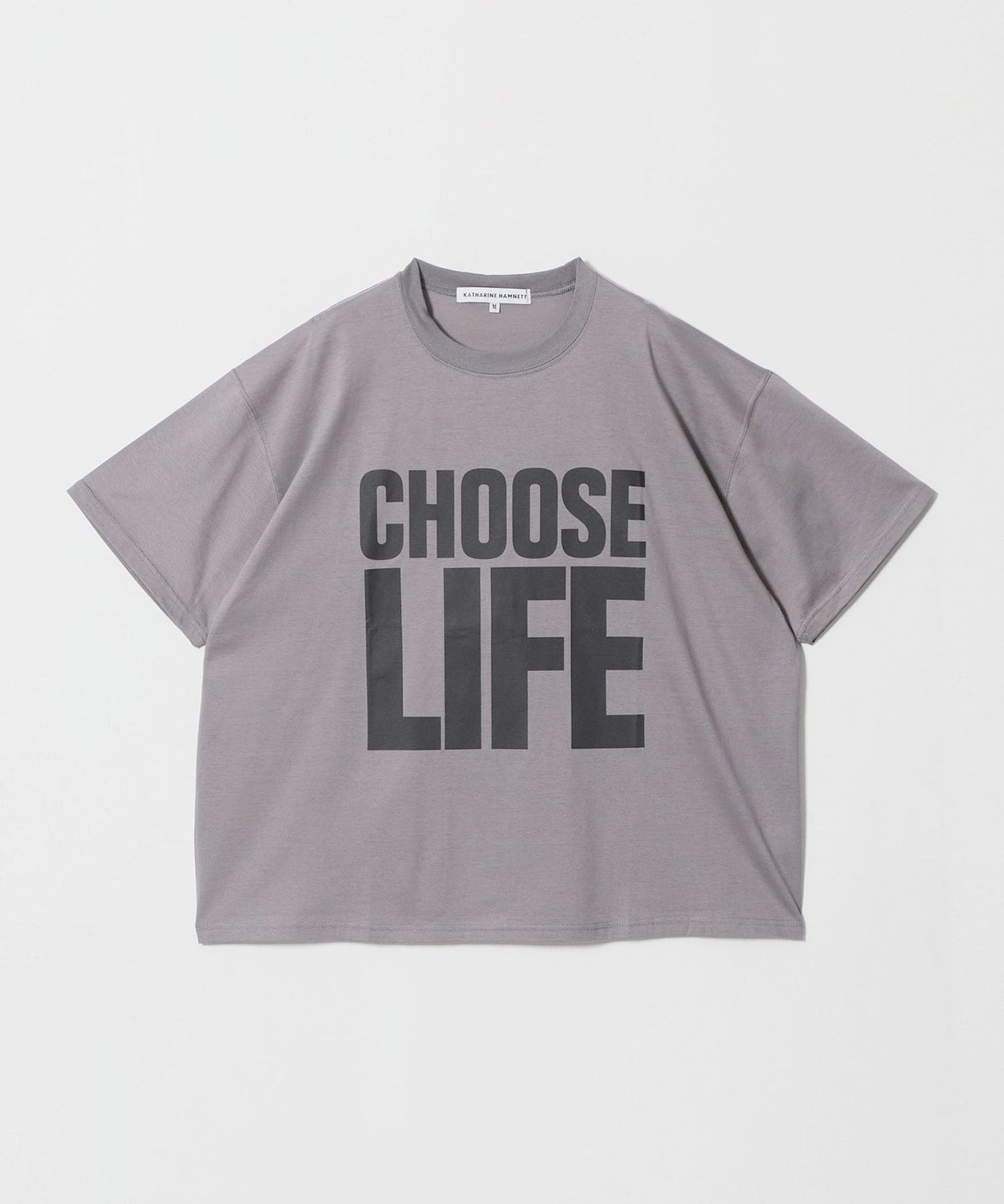 KATHARINE HAMNETT＞SLOGAN BIG TEE/スローガン ビック Tシャツ