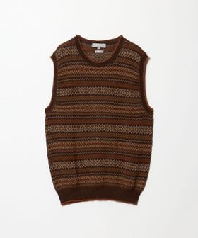 RAFFA MOLINA/＜RAFFA MOLINA＞フェアアイル Uネック ニットベスト/ベスト