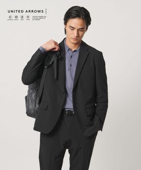 UNITED ARROWS/PERTEX バックブラッシュド シングル2ボタン テーラードジャケット UA COZY ウォッシャブル 撥水 2WAYストレッチ/セットアップ ジャケット