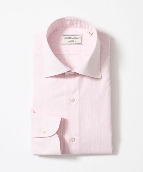 UNITED ARROWS/イージーケア AG グラフチェック セミワイドカラーシャツ 抗菌防臭/シャツ / ブラウス