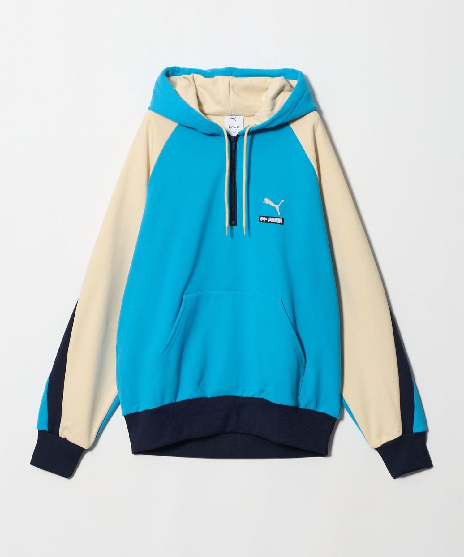 PUMA × Scye＞ ハーフジップ フーディ