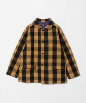 NEEDLES/＜NEEDLES＞Round Collar Jacket/バッファローチェック ラウンドカラー ジャケット/カバ―オール