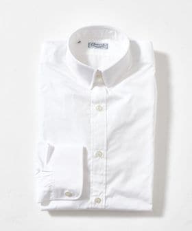 Charvet/＜Charvet＞ホワイト ポプリン タブカラーカラー シャツ/シャツ / ブラウス