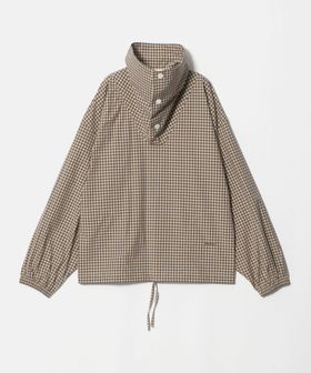 MARNI/＜MARNI＞チェックポプリン ファネルネック シャツ/シャツ / ブラウス