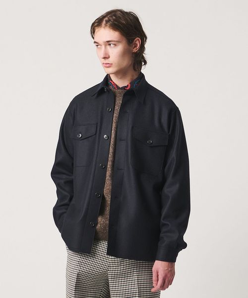 UNITED ARROWS/ジャージメルトン CPO シャツ/シャツ / ブラウス