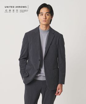 UNITED ARROWS/ライト コーデュロイ シングル 2ボタン テーラードジャケット UA COZY ウォッシャブル ヨコストレッチ/セットアップ ジャケット