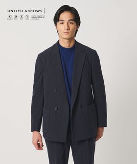 UNITED ARROWS/ライト コーデュロイ ダブル 4ボタン テーラードジャケット UA COZY ウォッシャブル ヨコストレッチ/セットアップ ジャケット