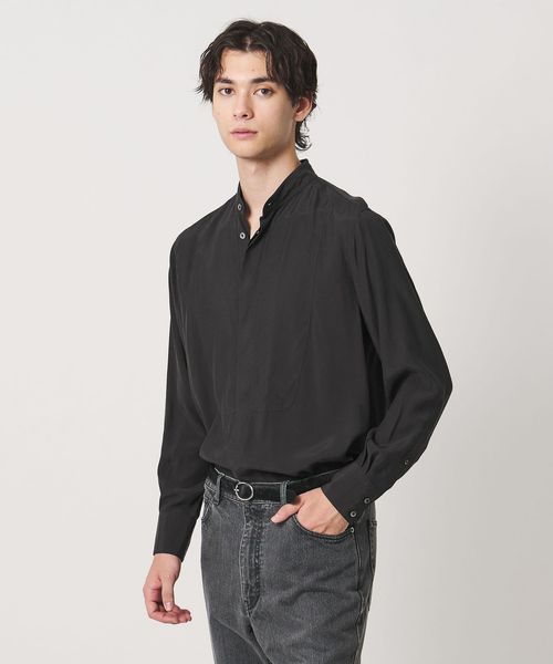 UNITED ARROWS/タフタ ブザム バンドカラー シャツ/シャツ / ブラウス