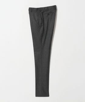 UNITED ARROWS/フランネル グレンプレイド サイドエクステンド ノープリーツ スラックス COMFORT EASY―MODEL ヨコストレッチ/セットアップ パンツ