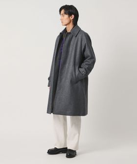 UNITED ARROWS/ウーステッド メルトン バルマカーンコート/ステンカラーコート