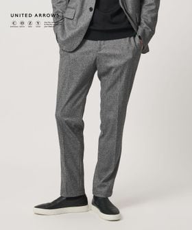 UNITED ARROWS/フランネル ノープリーツ パンツ UA COZY ウォッシャブル ヨコストレッチ/セットアップ パンツ