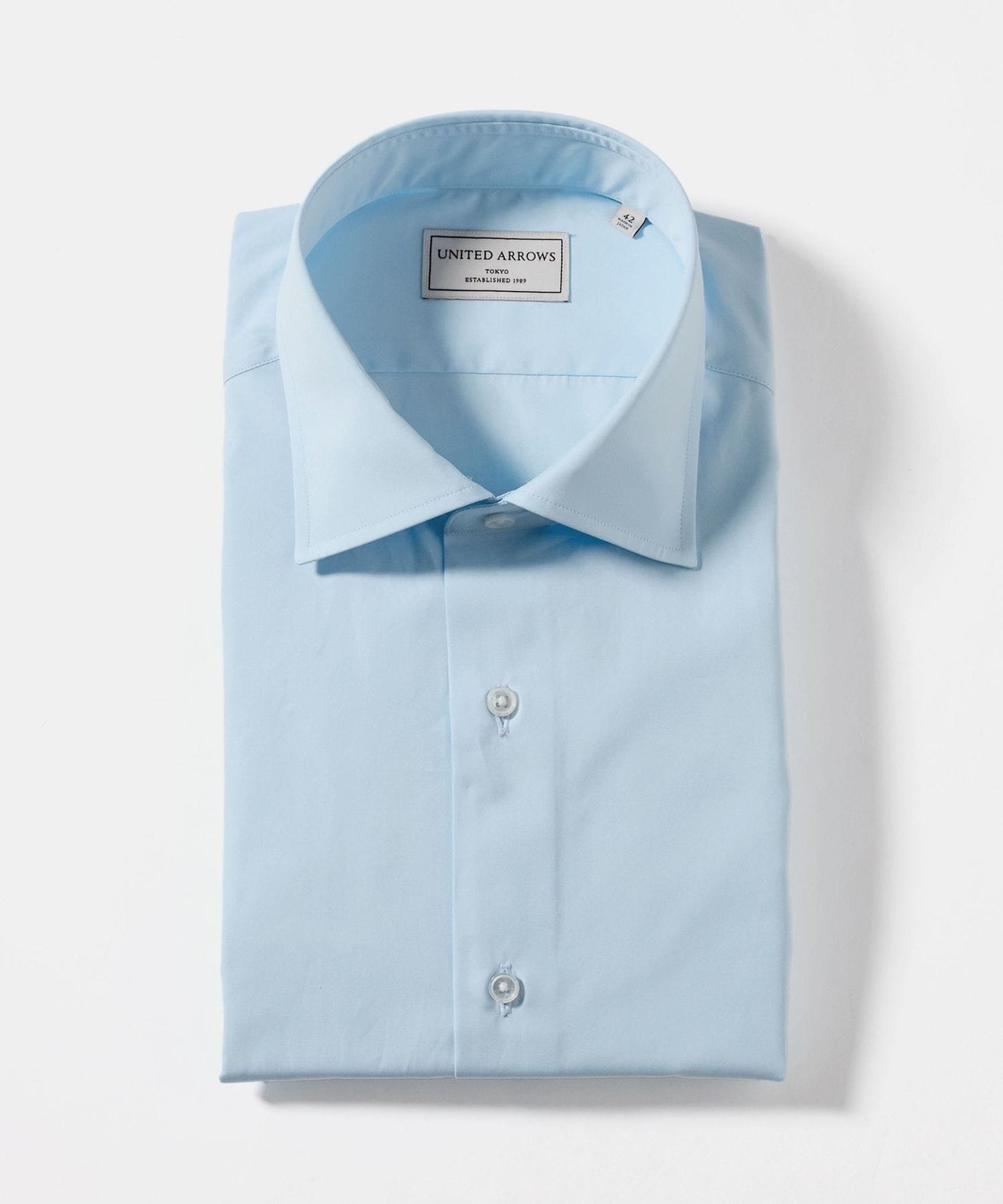 THOMAS MASON/トーマスメイソン ブロード セミワイドカラー シャツ