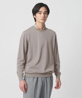 UNITED ARROWS/コットン ハイゲージ クルーネック ニット/ニット / セーター