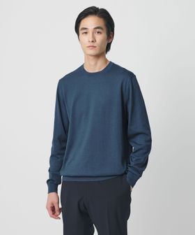 UNITED ARROWS/コットン ハイゲージ クルーネック ニット/ニット / セーター