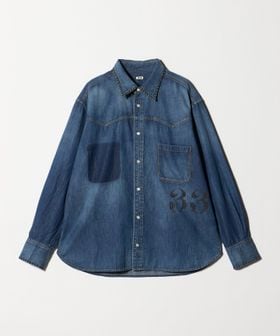 KHOKI/＜KHOKI＞Embroidered Denim Shirt/エンブロイダリー デニム シャツ/シャツ / ブラウス