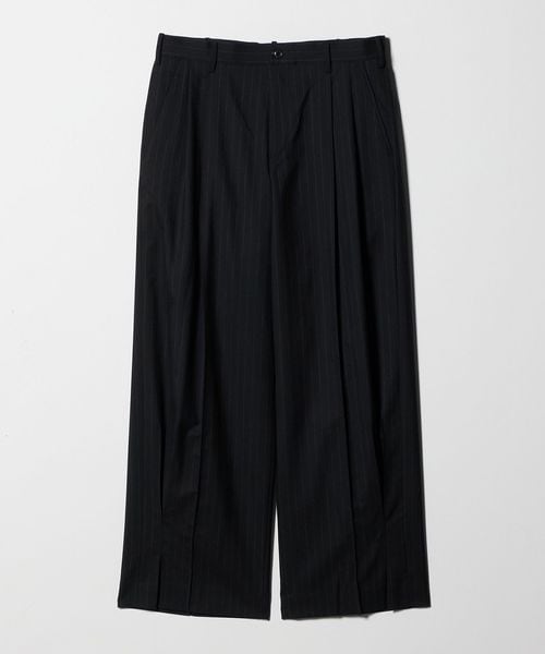 KHOKI/＜KHOKI＞ PLEATED STRIPE/プリーツ ストライプ スラックス/スラックス