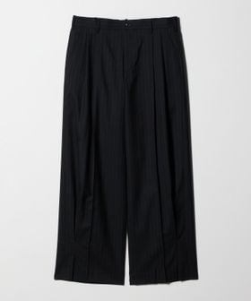 KHOKI/＜KHOKI＞ PLEATED STRIPE/プリーツ ストライプ スラックス/スラックス