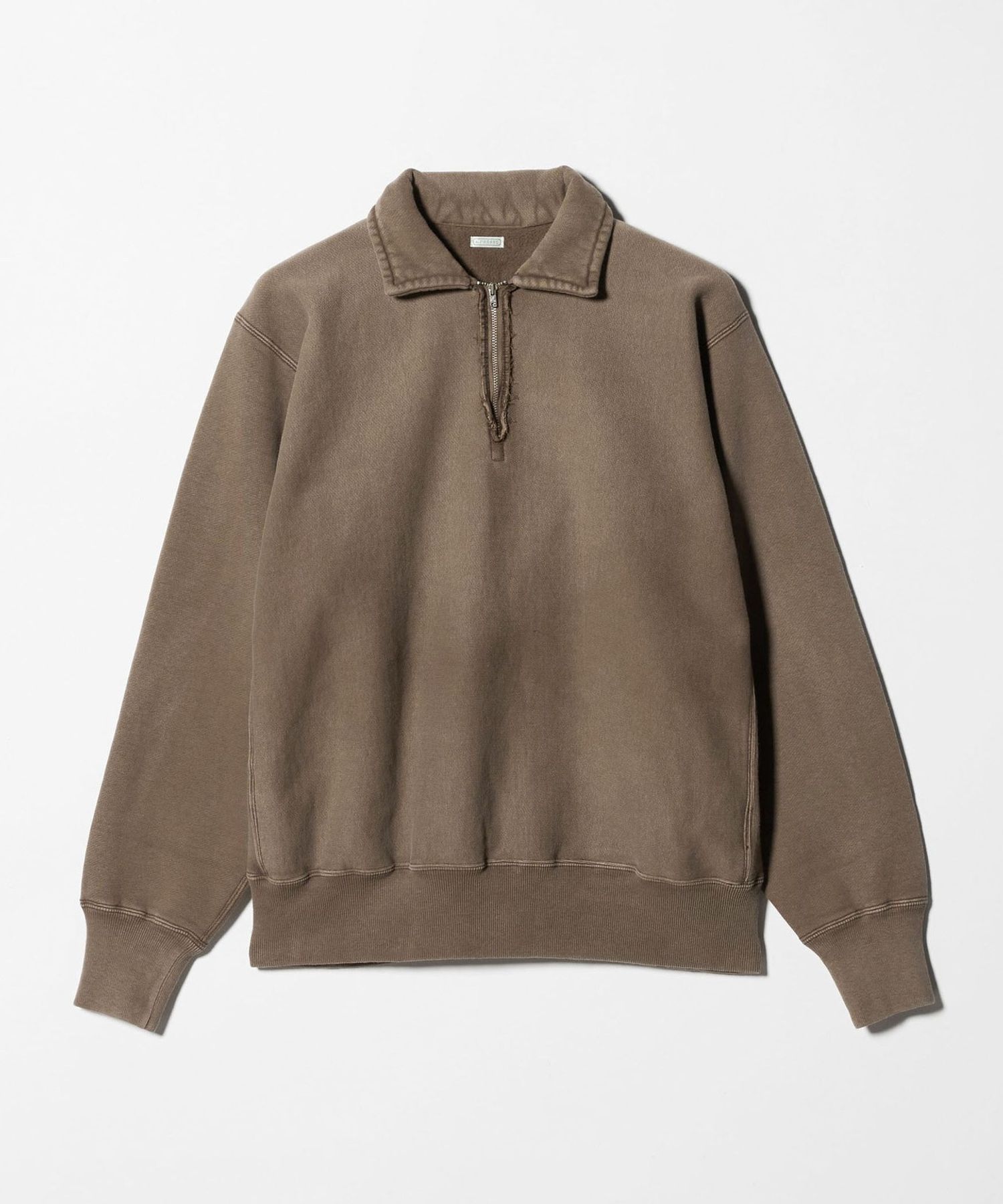 A.PRESSE＞Vintage Half Zip Sweatshirt/ハーフジップ スウェットシャツ