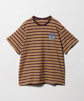 KHOKI/＜KHOKI＞ Embroidered Stripe T―Shirt/エンブロイダード ストライプ Tシャツ/Tシャツ / カットソー
