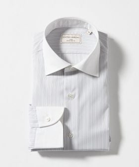 UNITED ARROWS/イージーケア AG ダブルストライプ セミワイドカラー クレリックシャツ ー抗菌防臭ー/シャツ / ブラウス