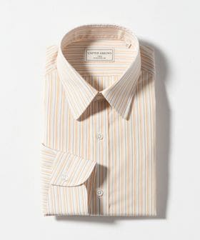 UNITED ARROWS/ALBINI オルタネートストライプ ラウンド レギュラーカラーシャツ/シャツ / ブラウス