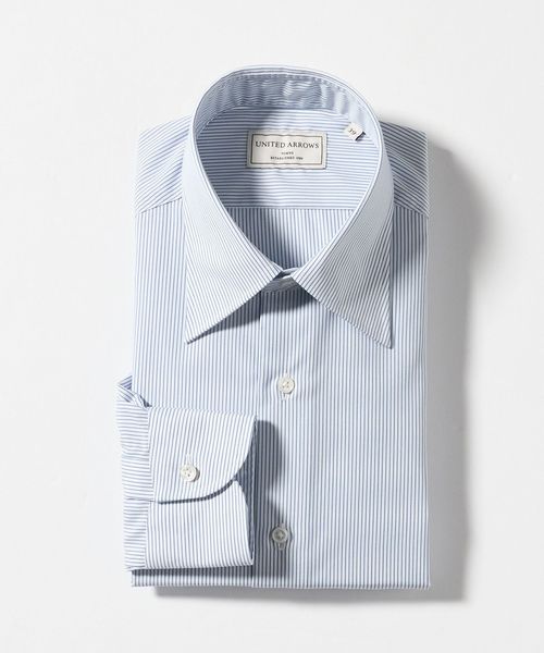 UNITED ARROWS/イージーケア AG ペンシルストライプ レギュラカラーシャツ  ー抗菌防臭ー/シャツ / ブラウス