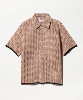 COOHEM/＜COOHEM＞SUKASHI STRIPE TWEED SHIRT/ショートスリーブ シャツ/シャツ / ブラウス
