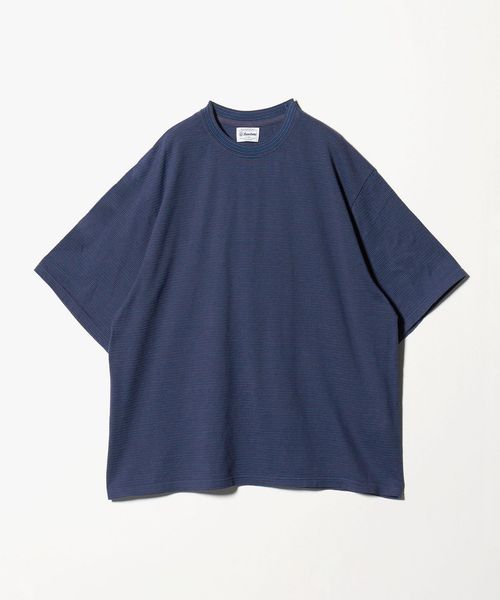 Yonetomi/【別注】＜YONETOMI＞ボーダー クルーネック ショートスリーブ Tシャツ/Tシャツ / カットソー