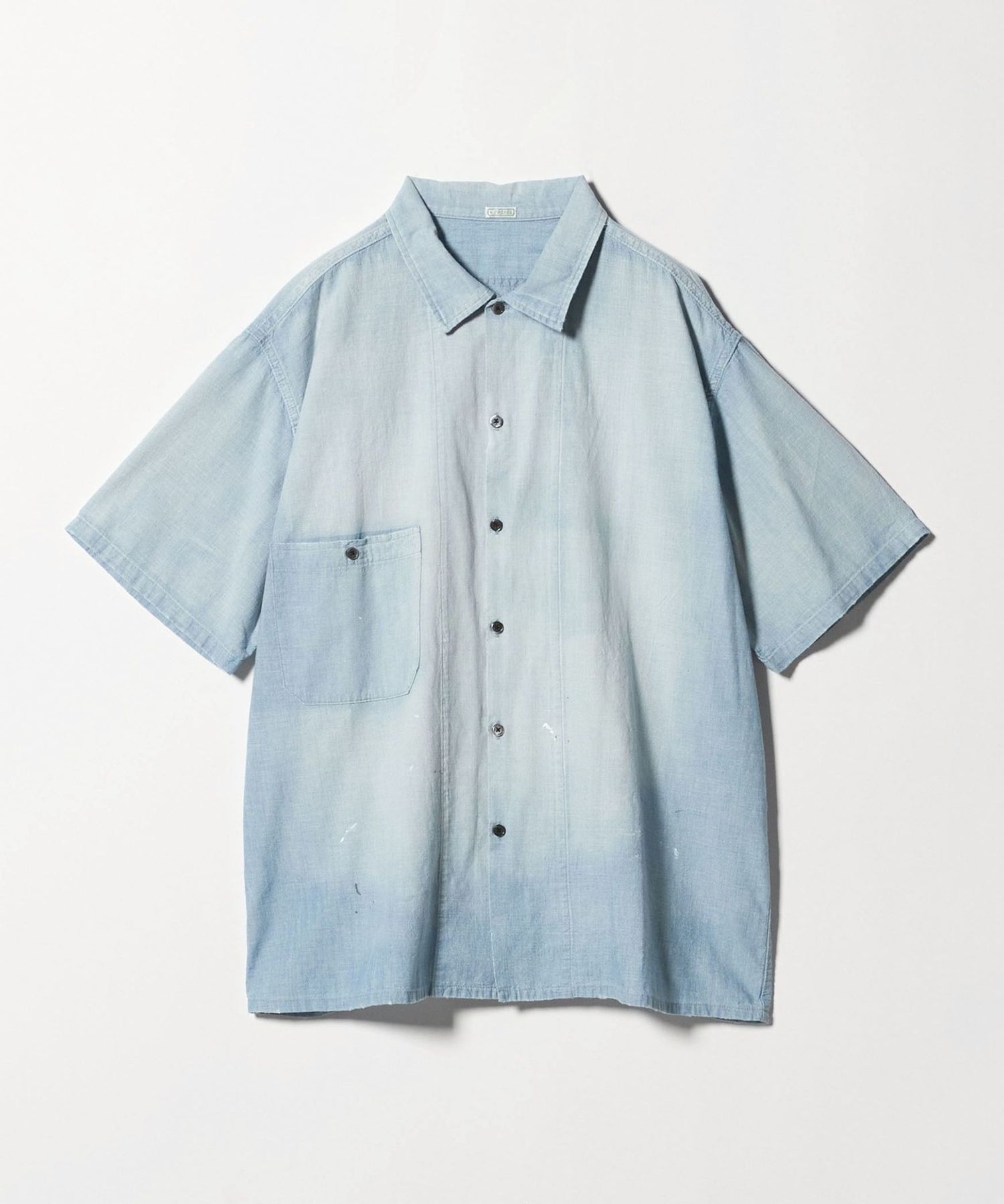 A.PRESSE＞Chambray S/S Shirt/シャンブレー ショートスリーブシャツ