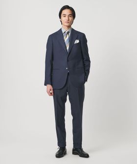 UNITED ARROWS/タスマニアウール ピンチェック シングル 3ボタン スーツ S―MODEL　ヨコストレッチ 撥水/スーツ / セットアップ
