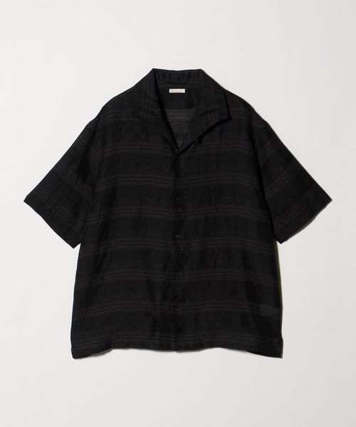 ULTERIOR/＜ULTERIOR＞MULTI STRIPED SHARK COLLAR SHIRT/シャークカラーシャツ/シャツ / ブラウス